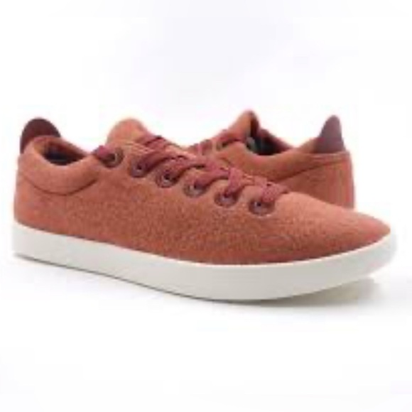 Allbirds Women's Wool Piper sneaker in a terracotta or diablo color SIZE 8 - Picture 2 of 4